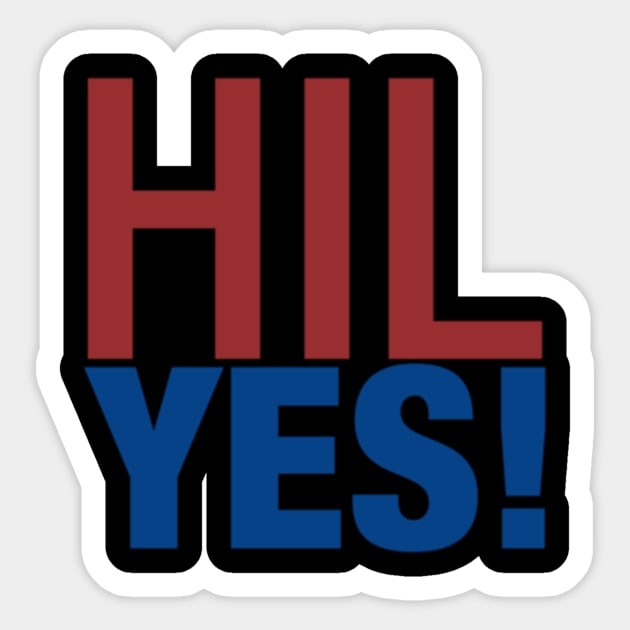 Hill Yes Sticker by Noerhalimah